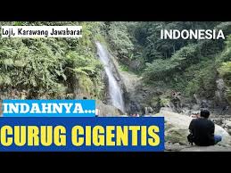 Kawasan wisata curug cigentis ini letak lokasinya berada di desa mekar buana, kecamatan tegalwaru, kabupaten karawang, jawa barat. Perjalanan Loji Curug Cigentis Karawang Youtube