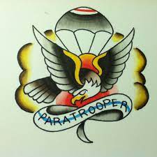 Paratrooper Airborne Tattoos Airborne Tattoo Vintage Tattoo