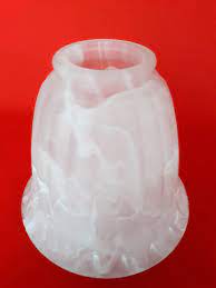 Vintage Faux Alabaster Glass Replacement Frosted Glass Lamp Etsy Glass Lamp Shade Glass Lamp Ceiling Chandelier