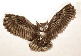 Flying great horned owl pictures. New Design Great Horned Owl Flying Tiger Etsy