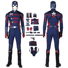 Walker (aka us agent), a newcomer to the mcu.russell is best known for his role as corporal lewis ford in julius avery's 2018 horror film, overlord and as dud in the amc dramedy lodge 49. Captain America Cosplay Costume Us Agent John Walker The Falcon And The Winter Soldier Outfit Ccosplay Com