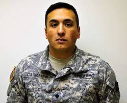 An image of U.S. Army Spc. Ian Carman at Fort Carson,