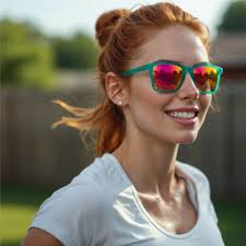 Óculos de Sol com Lente Rosa