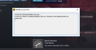 Ошибка запуска failed to initialize battleye service: Sá»­a Lá»—i Pubg Windows Test Signing Mode Wong S Store Cá»­a Hang Game Báº£n Quyá»n