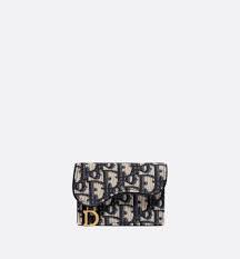 saddle flap card holder blue dior oblique jacquard bags women s fashion dior in 2021 artisanal design ideal travel calf skin