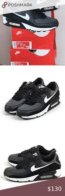 New Nike Airmax 90 Grey Black Mens Size 8 Sneakers In 2020 Nike Air Max Nike Sneakers