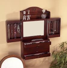 Customize your installation with navepoint wall mount racks, swing gate racks and vertical wall racks. The 15 Best Wall Mounted Jewelry Armoires Zen Merchandiser