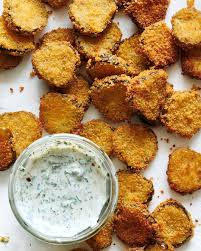 Nyt Cooking On Instagram Alexaweibel Just Gifted The Internet With This Perfect Recipe For Fried Pickles With Pickled R Nyt Cooking Recipes Ranch Dip Recipe