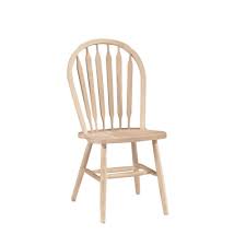 unfinished arrowback windsor dining