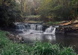 Briggs Wood Park Waterfalls Are Located 2 5 Miles South Of Webster City Off Highway 17 It Is Very Peaceful Watching The Water Waterfall Camping Spots Cascade