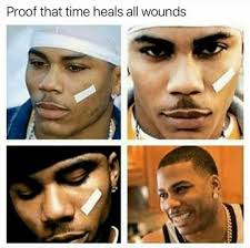 Always wondered what was under that plaster, turns out it's chuff  all…Welcome to Nellyville, it's a town built