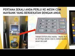 Diharap video ni dapat memberikan panduan. Cara Bank In Duit Maybank Youtube