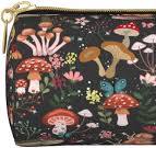 Amazon.com: Aoojanu Mushrooms Snails Butterflies Leather Pencil Case Zipper  Pen Makeup Cosmetic Holder Pouch Stationery Bag For School, Work, Office :  ...