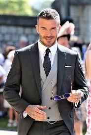 Prince Harry And Meghan Markle S Wedding All The Celebrity Guests May 19 2018 David Beckham David Beckham Hairstyle David Beckham Style David Beckham Suit