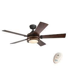 Maybe you would like to learn more about one of these? Kichler Barrington 52 In Distressed Black And Wood Tone Led Ceiling Fan With Remote 5 Blade In The Ceiling Fans Department At Lowes Com