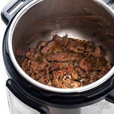 The cook time is off. Instant Pot Steak Fajitas Recipe Wholesome Yum