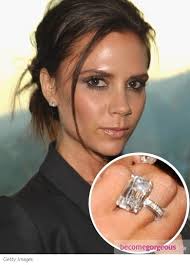 Love It Victoria Beckham Engagement Ring Celebrity Engagement Rings Victoria Beckham