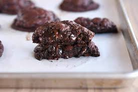 These cookies are big, soft, chewy, and totally divine. Big Fat Double Dark Chocolate Cookies Almost Levain Bakery Knockoff Mel S Kitchen Cafe