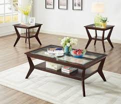 Integrated storage, drawers, end tables, chrome legs, tempered glass, wood, round, square, rectangular buy your coffee table online. 3pc Coffee Table Set With Tempered Glass