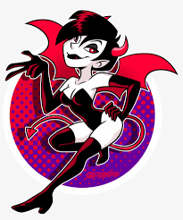 Devil smile with glass mug. She S A Sexy Demon And A Character I Usually Draw In Cartoon Png Image Transparent Png Free Download On Seekpng