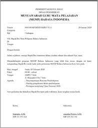 Sehingga, dapat dibuat pengertian bahwasanaya. Contoh Surat Undangan Resmi Bahasa Indonesia Download Kumpulan Gambar