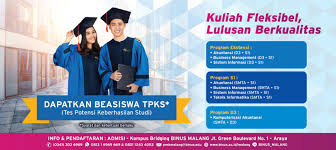 Check spelling or type a new query. Dapatkan Kesempatan Beasiswa Tpks Tes Potensi Keberhasilan Studi Binus University Malang Pilihan Universitas Terbaik Di Malang