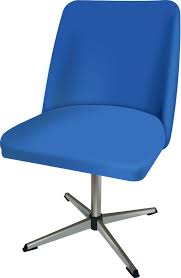 Desk chair transparent background free png stock. Office Chair Cobalt Blue Furniture Clipart Office Clipart Business Clip Art