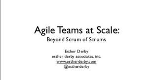 Agile Teams At Scale Beyond Scrum Of Scrums Scrum Agile Lean Kanban