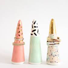Ceramic Ring Holder Ceramic Rings Ceramic Jewelry Ceramics