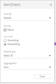 Sort Data In A Visualization Tableau