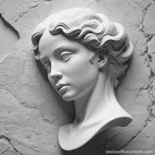 bas relief 3d stl image batman head Prompts