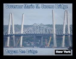 The tappan zee bridge, officially named the governor mario m. Governor Mario M Cuomo Bridge And Tappan Zee Brodge Ny Poster Tpt
