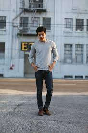 Maybe you would like to learn more about one of these? Mens Grey Sweatshirt Outfit Buy Clothes Shoes Online