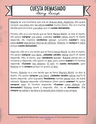 Cuesta Demasiado Script The Comprehensible Classroom World Language Classroom Teaching Spanish Language Learning Activities