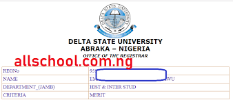 Joint admission and matriculations board, jamb admission letter for all years academic session is now available online. Delsu Admission List 2020 2021 Is Out 1st 12th