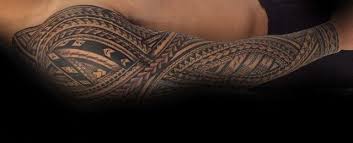 Although small, dainty designs have their appeal, a sleeve piece makes much more of an impact, as it covers the whole arm, right up to the wrist. 40 Polynesian Sleeve Tattoo Designs For Men Tribal Ink Ideas