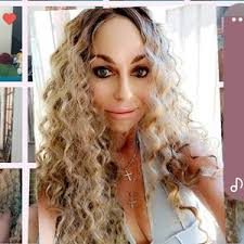 Long Curly Ash Blonde Wig: Human Hair Blend Lace Front