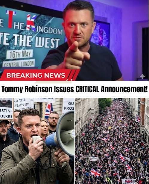SOMETHING HUGE IS COMING!” TOMMY ROBINSON DROPS AN OMINOUS WARNING THAT WILL COMPLETELY ALTER THE FUTURE OF BRITAIN! 🚨