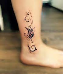 Butterfly Butterfly Ankle Tattoos Butterfly Tattoo Designs Leg Tattoos