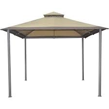 Mainstays Savvi 10 X 10 Outdoor Gazebo In Beige Walmart Com In 2020 Patio Gazebo Outdoor Gazebos Gazebo