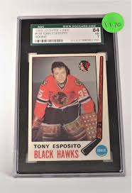 Check spelling or type a new query. Sold Price 1969 70 Opc Tony Esposito Rookie Sgc 84 7 Nm Great Hofer Invalid Date Est