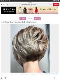 Pin By Jocelyn Lamarre Roeder On Shor Hair Over 50 Stacked Haircuts Short Stacked Hair Haircut For Thick Hair