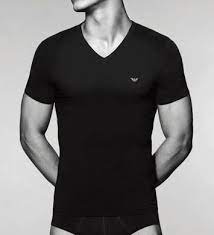 Emporio Armani Essentials Stretch Cotton V Neck 110810 Emporio Armani Undershirts Stretch Cotton V Neck T Shirt Emporio Armani