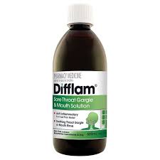 Difflam Sore Throat Gargle Solution 500ml Anti Inflammatory Pain Relief Ebay