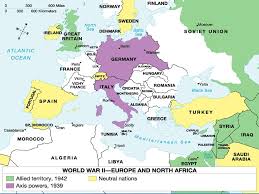 Map of world war 2 in europe and north africa. World War Ii 1 Wwii In Europe Allies Vs Axis Powers Ppt Video Online Download