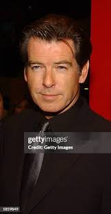 Irish actor Pierce Brosnan stands with his mother May Carmichael and...  News Photo