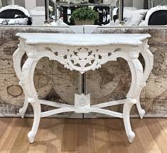 Shop french provincial side tables at 1stdibs, a leading source of french provincial and other authentic period furniture. Isabelle Marble Console Table Glamour Living