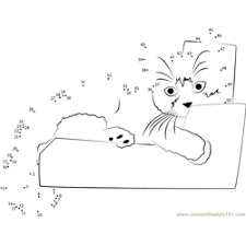 Dot to dot no 6. Cat Connect The Dots Worksheets Printable For Kids