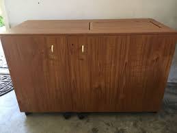 Sewing tables and cabinets are constructed with a variety of materials. Koala Sewing Cabinet Table With Storage For Sale In Snohomish Wa Offerup