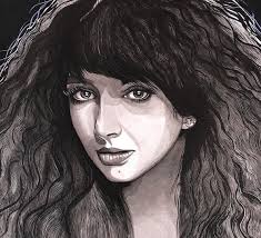 Hi everybody, i want to share with all of you my Kate Bush ink portrait,  greetings from Chile 🥰